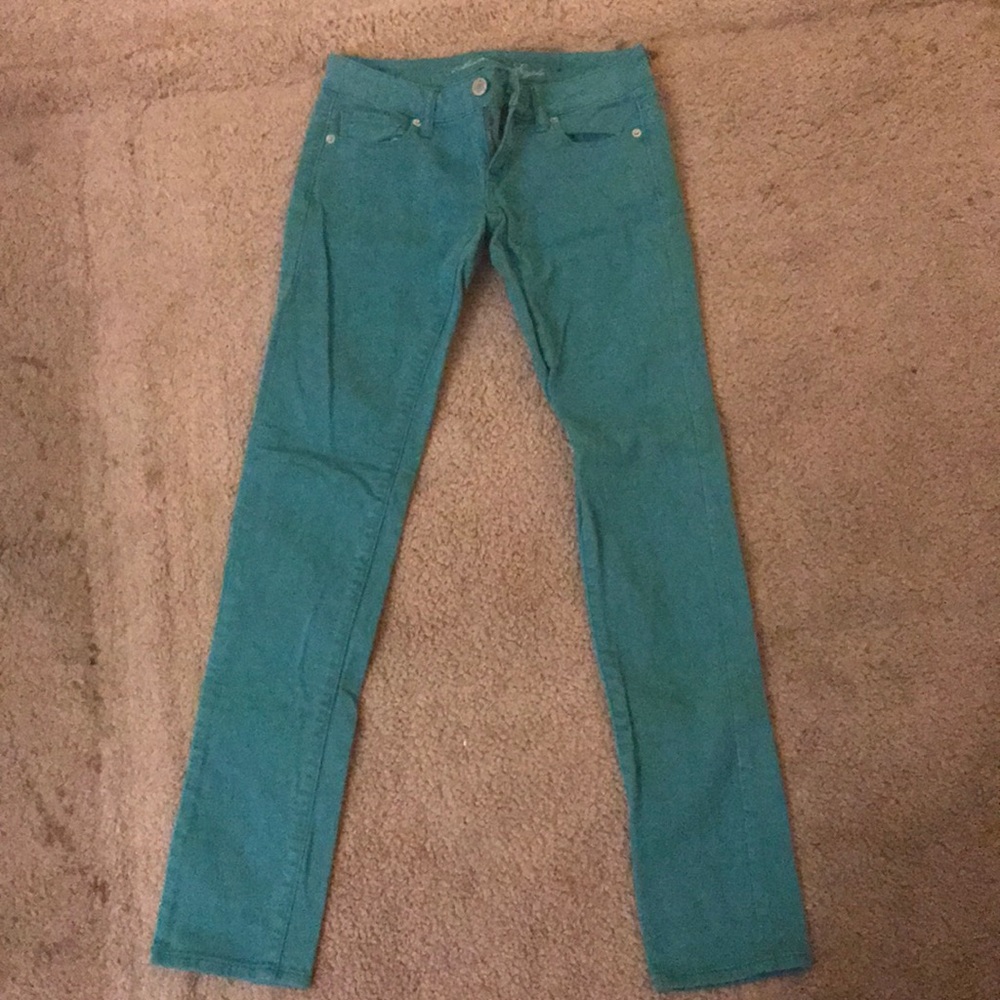 Teal Skinny Jeans